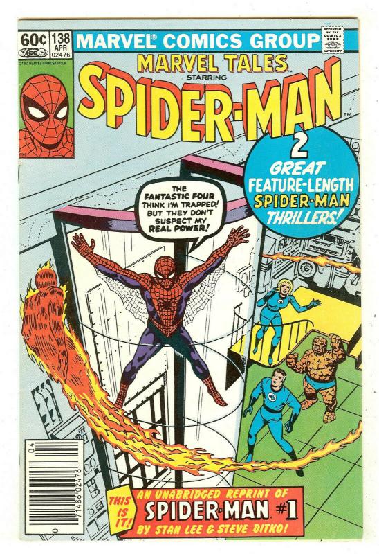 Marvel Tales 138   Reprints Amazing Spiderman #1