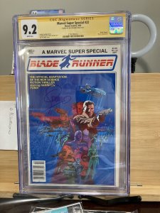 Marvel Super Special 22 CGC SS 9.2 Signed JIM STERANKO  Blade Runner!