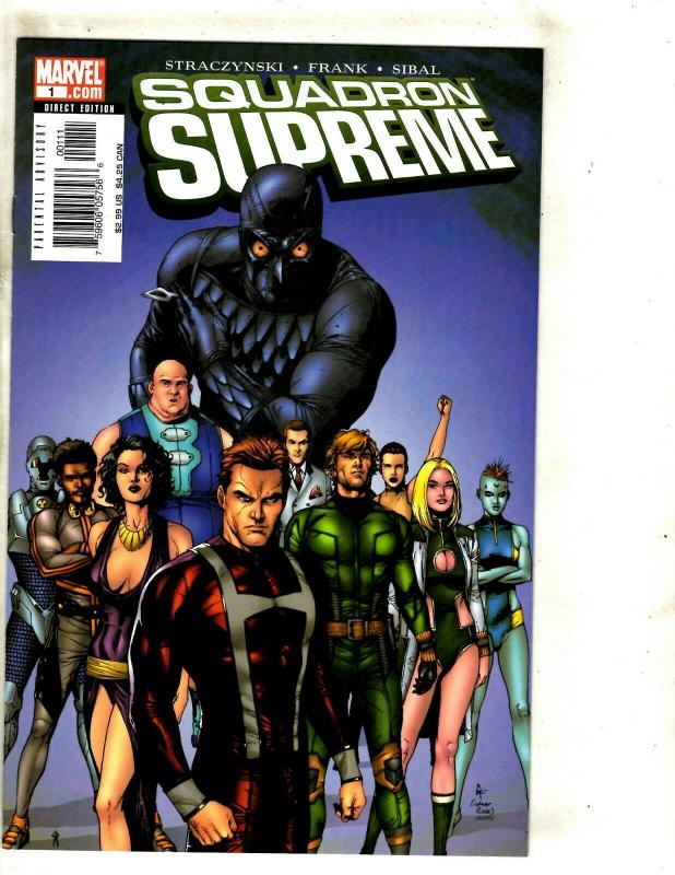 Lot Of 8 Squadron Supreme Marvel Comic Books # 1 2 3 4 5 6 7 1 Straczynski CJ14