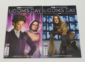 Doctor Who: Doom's Day #1-2 VF/NM complete series Missy Cover B ; Titan (photo)