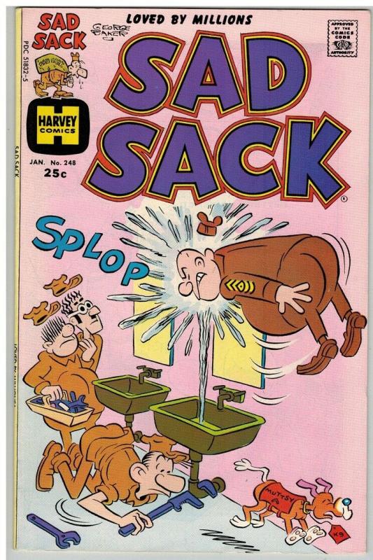 SAD SACK  (1949-1982) 248 VF+ Jan. 1976