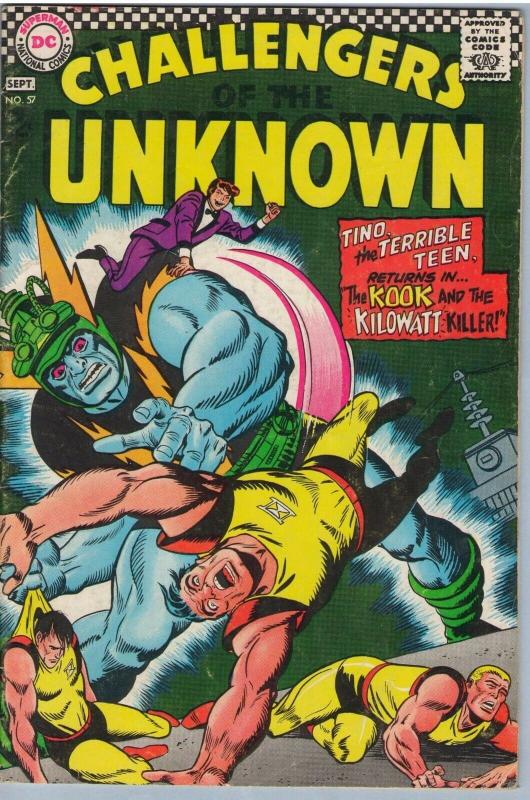 Challengers of the Unknown 57 Sep 1967 VG+ (4.5)