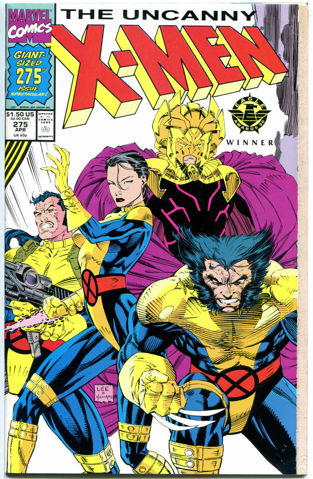 X-MEN 275, NM, Wolverine, Chris Claremont, Jim Lee, Uncanny, more in store  | Comic Books - Copper Age, Marvel, X-Men / HipComic