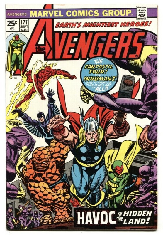 AVENGERS #127 1974-1st appearance Ultron 7- Fantastic Four- Thor NM-