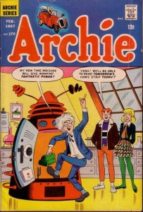 ARCHIE #170 SCIENCE FICTION COVER BETTY & VERONICA 1967 VG