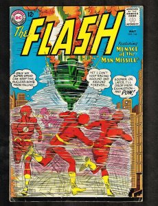 Flash #144 ~ Menace of the Missile ~1962 (Grade 3.0) WH