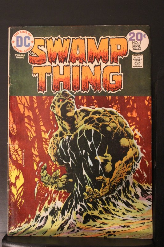 Swamp Thing #9 (1974) High-Grade VF/NM Wrightson Art! Wow!