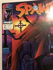 SPAWN #2 : Image 6/92 NM-; 1st appearance Clown / Violator, Beautiful