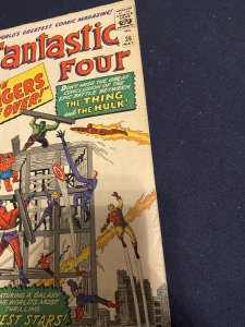 Fantastic Four #26 (1964)avegers, DD and the hull
