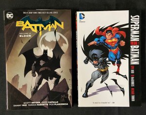 SUPERMAN / BATMAN VOL. 1,TRADE PAPERBACK BATMAN BLOOM VOL. 9 HARDCOVER VF/NM