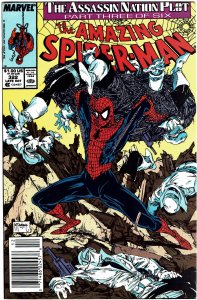 Amazing Spider-Man #322 Todd McFarlane Silver Sable Newsstand NM