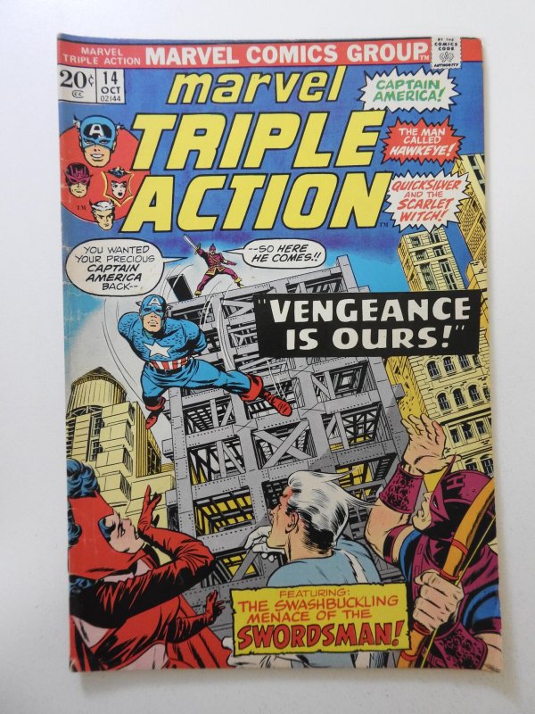 Marvel Triple Action #14 (1973) VG Condition!