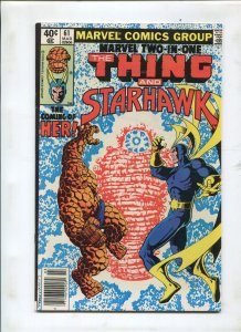 MARVEL TWO-IN-ONE #61 (9.0) 1ST HER/KISMET GUARDIANS OF THE GALAXY!