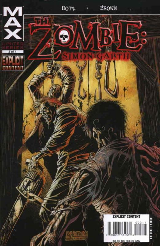 Zombie, The: Simon Garth #3 VF/NM; Marvel | save on shipping - details inside