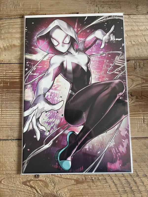 Spider-Gwen Ghost Spider #1 Virgin Battle Lines Variant NM