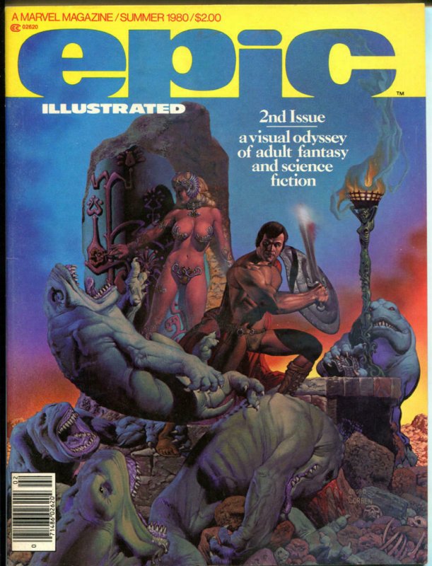 EPIC ILLUSTRATED 2, VF+, Richard Corben, Tim Conrad,Starlin,more Mags in store