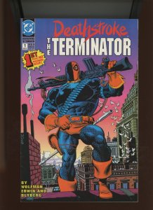 (1991) Deathstroke: The Terminator #1: KEY ISSUE! WE COMBINE SHIPPING! (9.0/9.2)