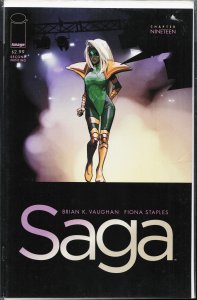 Saga #19 Second Print Cover (2014) Saga [Key Issue]