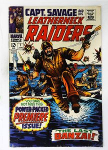 Captain Savage and His Leatherneck Raiders   #1, Fine+ (Actual scan)