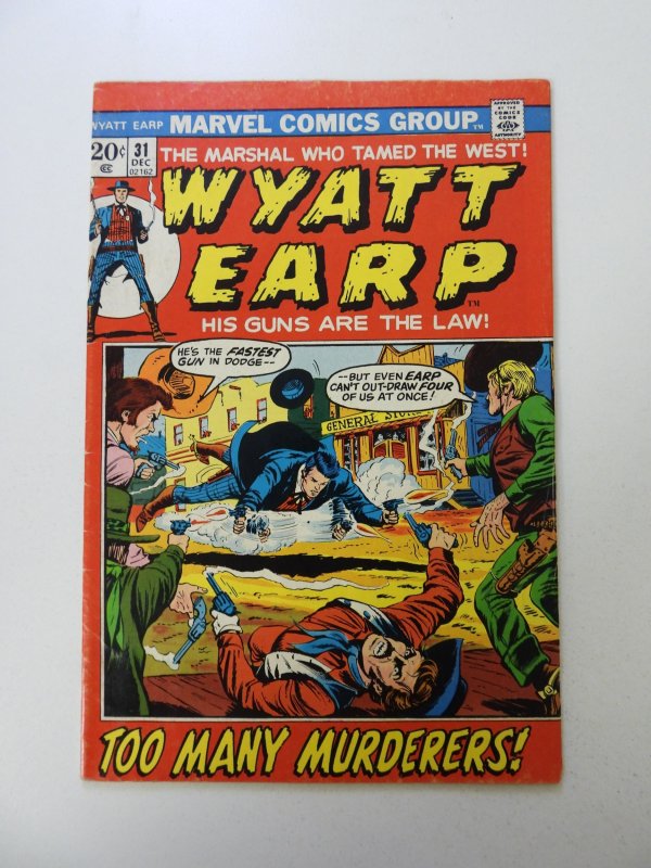 Wyatt Earp #31 (1972) FN- condition