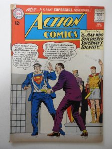 Action Comics #297 (1963) VG Cond moisture stain, 1/2 in spine split, stamp fc