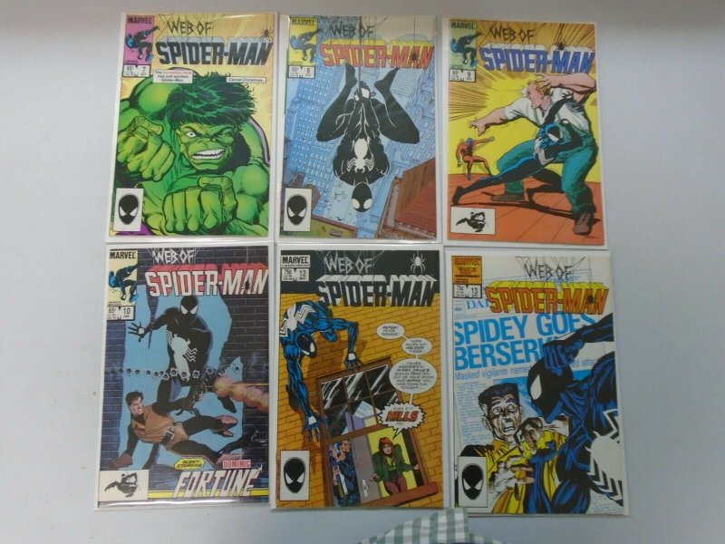Web of Spider-Man Run: #1-13 Missing #12 12 Different Books 8.5 VF+ (1985-1986)