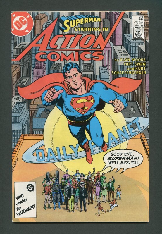 Action Comics (Superman) #583 /  5.0 VG/FN   September 1986