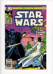 Star Wars #48  1981  VF  Newsstand Edition  Leia vs Darth Vader!