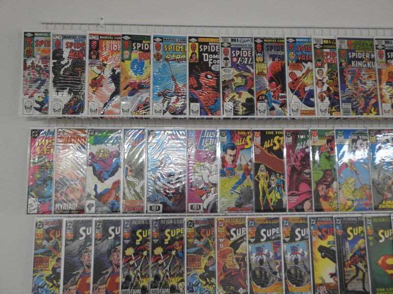 Huge Lot 140+ Comics W/ Superman, Spider-Man, Hulk +More! Avg. VF-