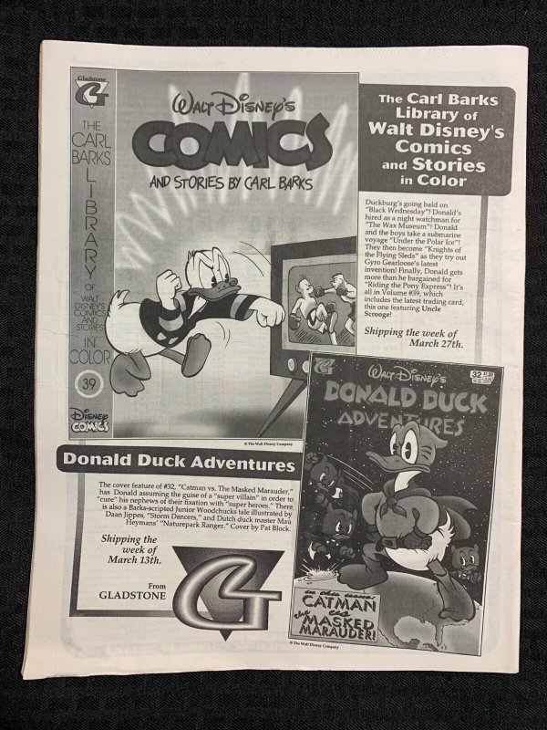 1995 COMICS BUYERS GUIDE Newspaper #1110 FN 6.0 Knightmare / Jack the Ripper