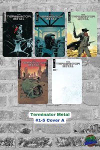 THE TERMINATOR METAL # 1-5 Cvr A (2025) Declan Shalvey Lot