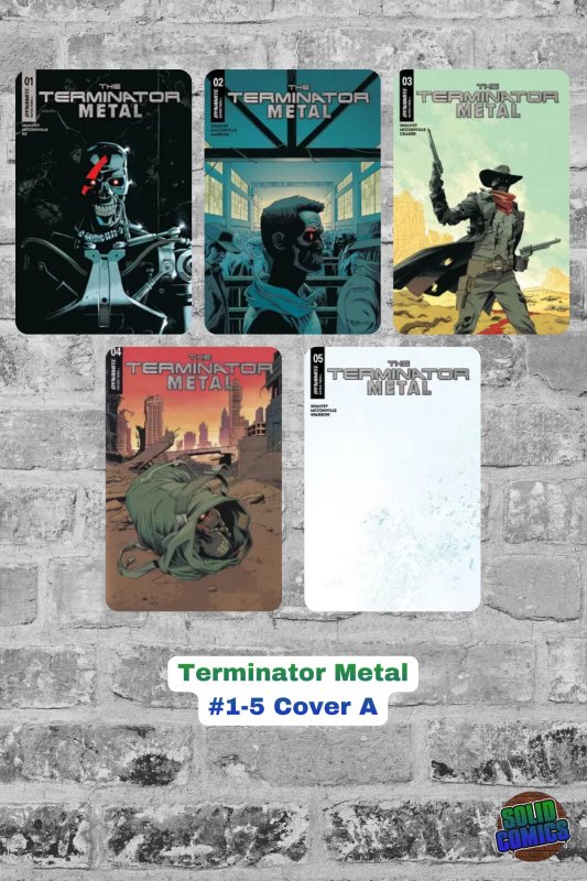 THE TERMINATOR METAL # 1-5 Cvr A (2025) Declan Shalvey Lot