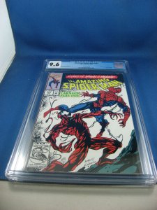 AMAZING SPIDERMAN 361 CGC 9.6 WHITE PAGES FIRST CARNAGE 1992