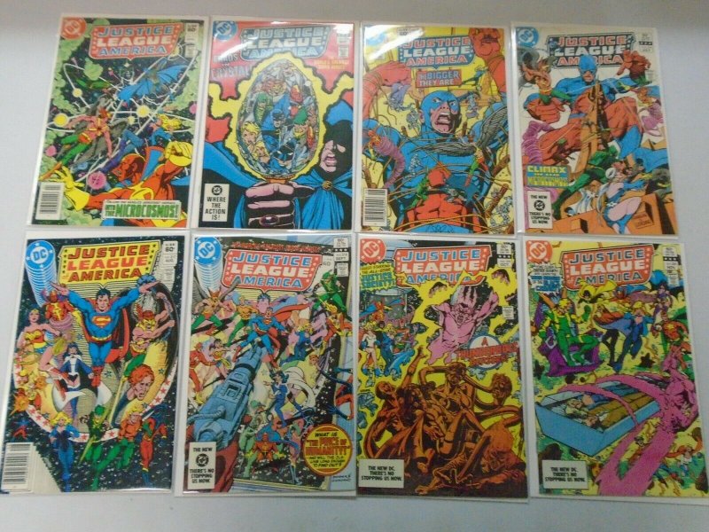 Justice League of America lot 16 different 60c covers from #201-220 (1982-83)