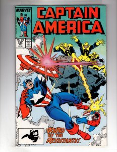 Captain America #343 (1988) VF/NM See More Cap!   / EBI#1