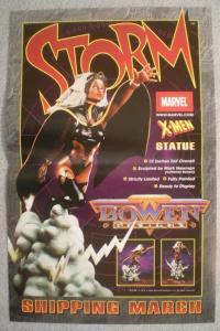 STORM STATUE Promo poster, X-MEN, 11 x17, 2002, Unused, more in our 