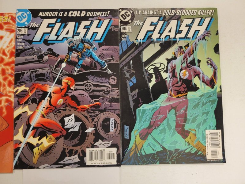 3 The Flash DC Comic Books #2 204 206 New 52 73 TJ15