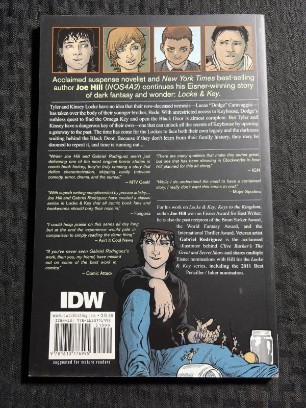 2014 LOCKE & KEY Clockworks Volume 5 TPB VF 8.0 3rd IDW