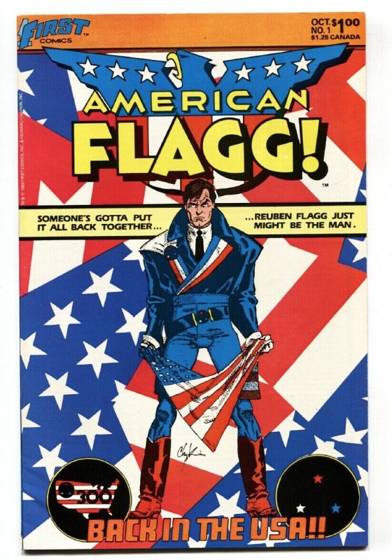 American Flagg #1 comic book 1983-Howard Chaykin-1st issue