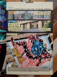 Web of Spider-Man #123 (Marvel 1995) Signed by RANDY EMBERLIN 7.0 Jackal & Kaine