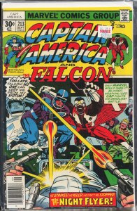 Captain America #213 (1977) Captain America and the Falcon [Key Issue]