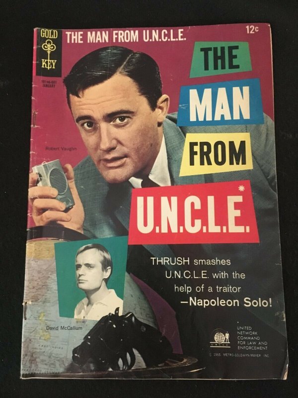 THE MAN FROM U.N.C.L.E. #4 G+/VG- Condition