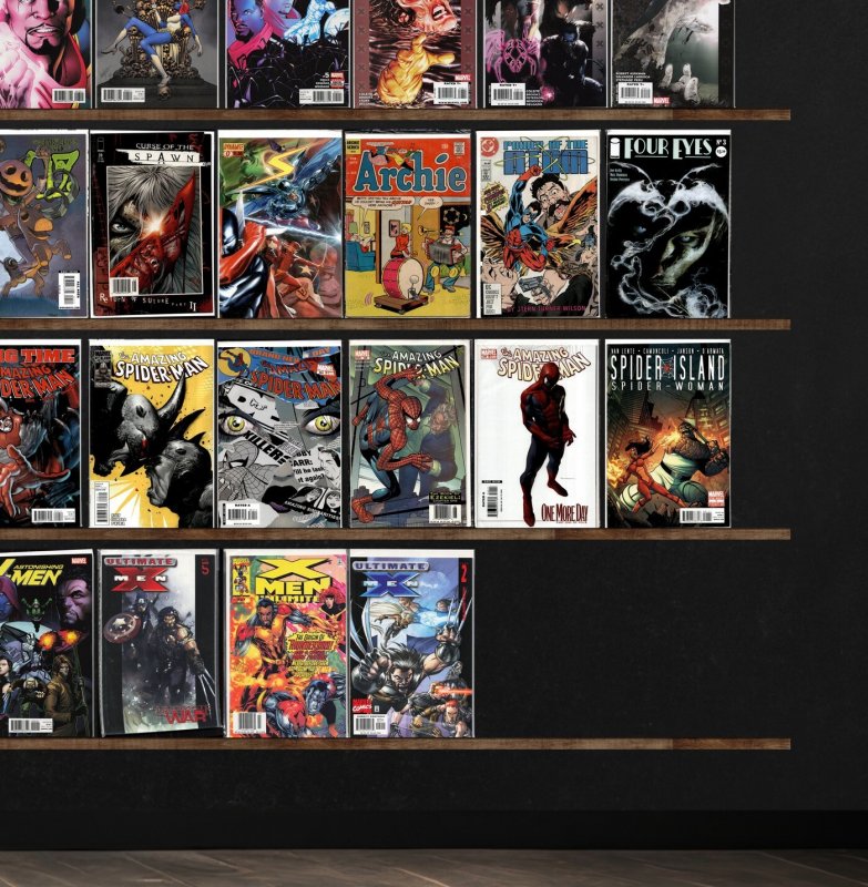 Huge Lot 150+ Comics with The Amazing Spider-Man, Ultimate X-Men & More!