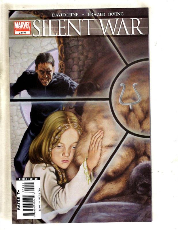 Silent War Complete Marvel Comics LTD Series # 1 1 2 3 4 5 6 Inhumans Bolt MF10