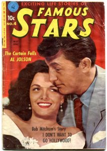 Famous Stars #4-1951-Robert Mitchum- Jane Russell- Al Jolson VG