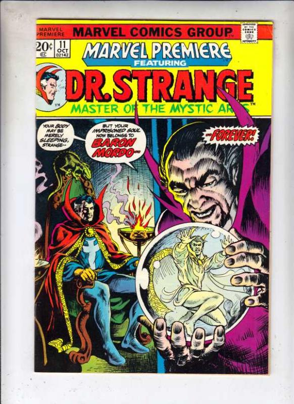 Marvel Premier #11 (Oct-73) VF+ High-Grade Dr. Strange