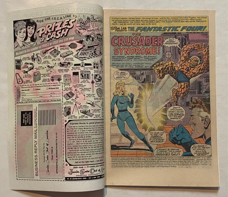 *Fantastic Four (Vol. 1, 1961) #164 Very Fine/Near Mint (Re-Intro Marvel Boy!)