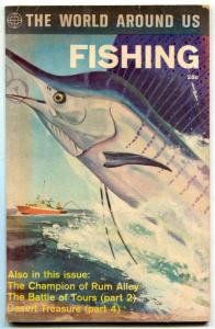 World Around Us #34 1961- Fishing- Reed Crandall VG