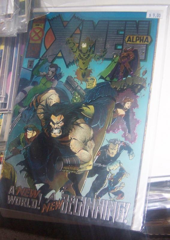 X-Men: Alpha #1 (Feb 1995, Marvel) 1ST X MAN ( NATE GRAY) 1ST DARK BEAST AOA