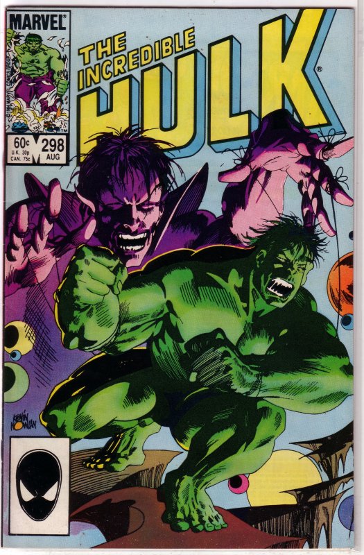 Incredible Hulk   vol. 1   #298 FN Mantlo/Sal Buscema, Nowlan cover, Nightmare